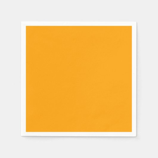 Serviette En Papier Couleur jaune moutarde solide (Devant)
