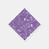 Serviette En Papier couleur modifiable d'impression de mandala customi (Coin)