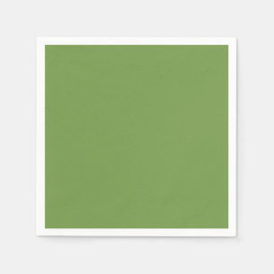 Serviette En Papier Couleur Olive