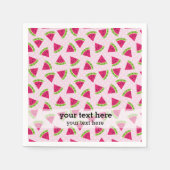 Serviette En Papier Couleur pastèque (Devant)