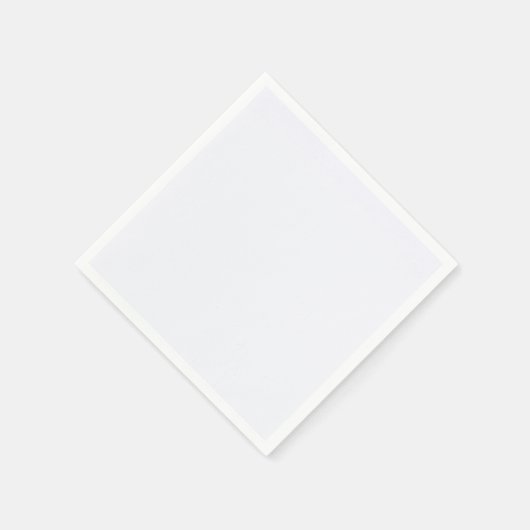 Serviette En Papier Couleur solide blanc Fantôme (Coin)