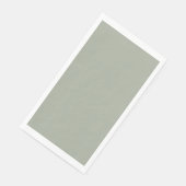 Serviette En Papier Couleur solide Désert Sage (Coin)