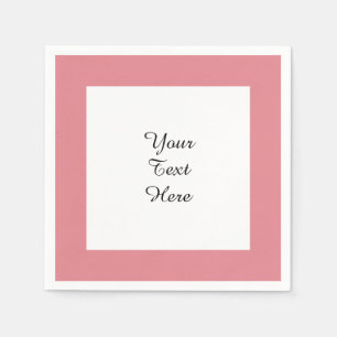 Serviette En Papier Couleur solide haute gamme rose fraise