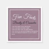 Serviette En Papier Couleur solide Mariage de la plombe douce Fun Fun  (Devant)