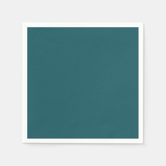 Serviette En Papier Couleur solide Oceanic Turquoise (Devant)