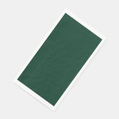 Serviette En Papier Couleur solide vert foncé (Coin)