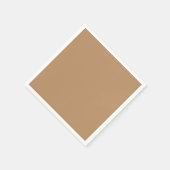 Serviette En Papier Couleur tendance - Papier Beige Chaud (Coin)