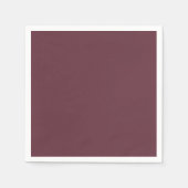 Serviette En Papier Couleur tendance - Papier de Vin Rouge foncé (Devant)