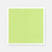 Serviette En Papier Couleur tendance - Papier vert printemps (Devant)
