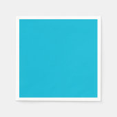 Serviette En Papier Couleur tendance - Vivid Papier Cyan (Devant)