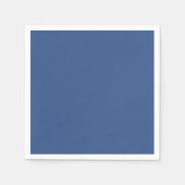 Serviette En Papier Couleur uni bleu clair classique (Devant)