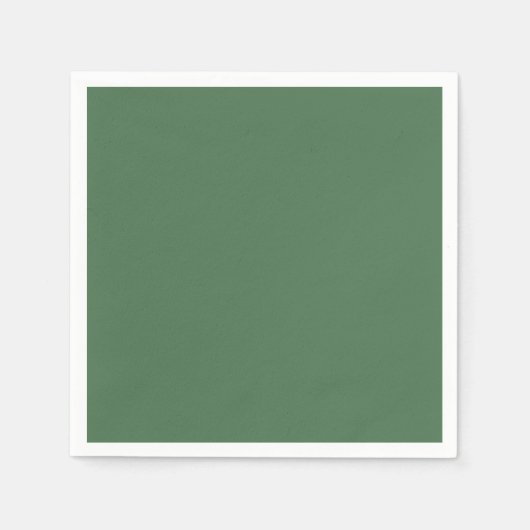 Serviette En Papier Couleur uni clair Moss Green (Devant)