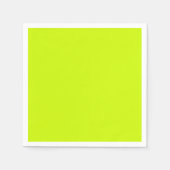 Serviette En Papier Couleur uni de chaux électrique (Devant)