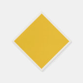 Serviette En Papier Couleur uni jaune or (Coin)