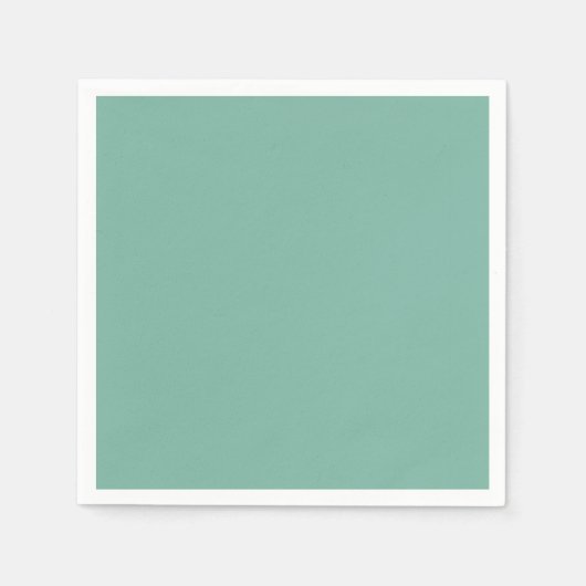 Serviette En Papier Couleur uni vert pastel Amazonite (Devant)