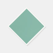 Serviette En Papier Couleur uni vert pastel Amazonite (Coin)