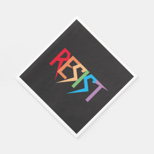 Serviette En Papier Couleurs arc-en-ciel résiste au papier Napkin