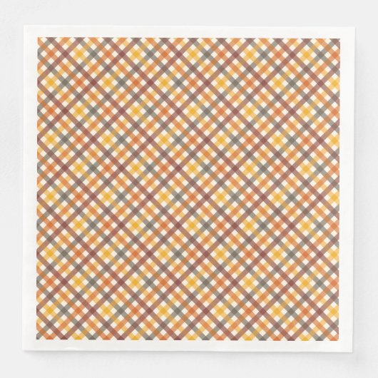 Serviette En Papier Couleurs d'automne prédéfinies (Devant)