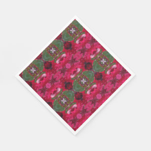 Serviette En Papier Couleurs de Noël Kaleidoscope