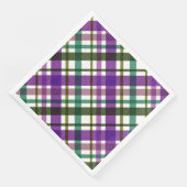 Serviette En Papier Couleurs de Noël utilisées (Coin)