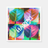 Serviette En Papier Couleurs des Feuilles (Devant)