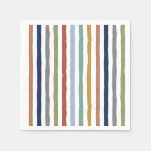 Serviette En Papier Couleurs D'Inspiration Impressionniste Tirages À L