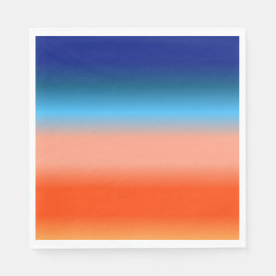 Serviette En Papier Couleurs du lever du soleil