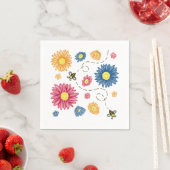 Serviette En Papier Couleurs du ressort (En situation)