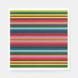 Serviette En Papier Couleurs Mexicaines 