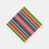 Serviette En Papier Couleurs Mexicaines (Coin)