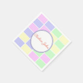Serviette En Papier couleurs pastel nursery (Coin)