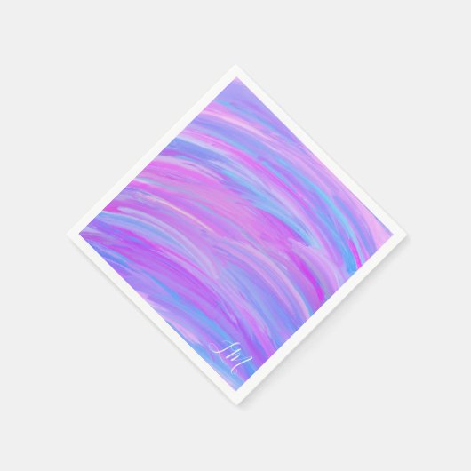 Serviette En Papier Couleurs peintes Papier personnalisé serviette (Coin)