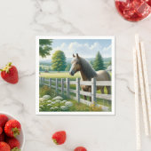 Serviette En Papier Country Pony Horse fête d'anniversaire (En situation)
