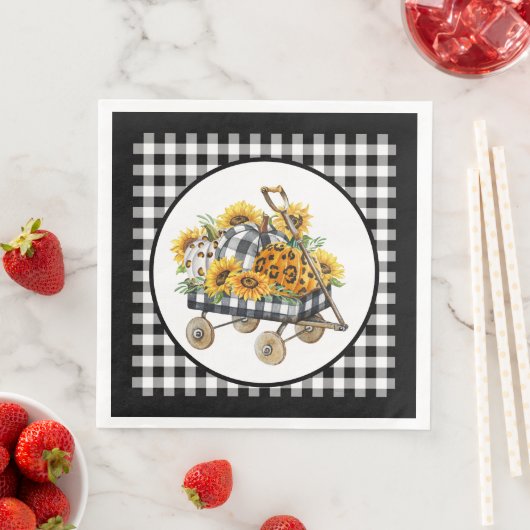 Serviette En Papier Country Wagon  (En situation)