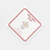 Serviette En Papier Coupe Baby shower Pizza Neutral (Coin)