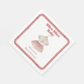 Serviette En Papier Coupe Baby shower Pizza Robe (Coin)