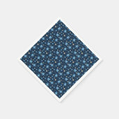 Serviette En Papier Coupe Bleue étoile de la Marine (Coin)