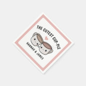 Serviette En Papier Coupe de café amusante Couple Mariage Anniversaire (Coin)