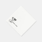 Serviette En Papier Coupe de champagne (Coin)