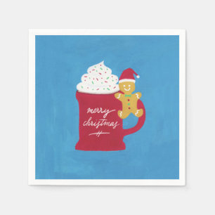 Serviette En Papier Coupe de Joyeux Noël