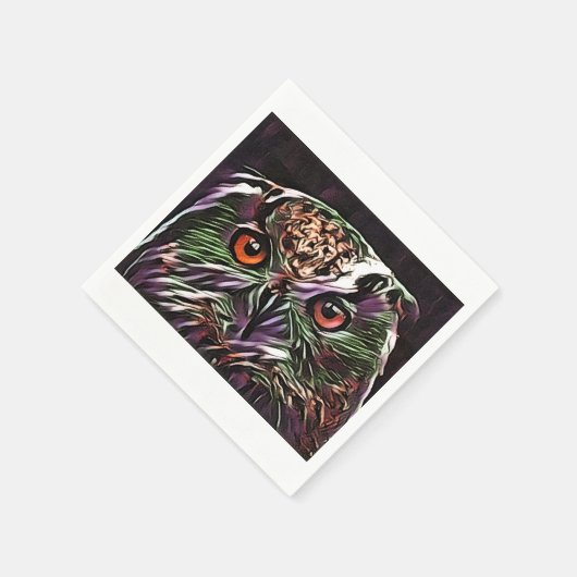 SERVIETTE EN PAPIER COUPER OWL (Coin)