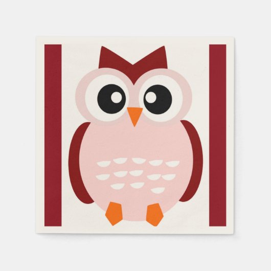 SERVIETTE EN PAPIER COUPER OWL (Devant)