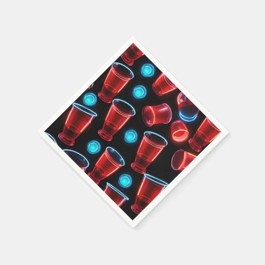 Serviette En Papier Coupes rouges Beer Bash (Coin)