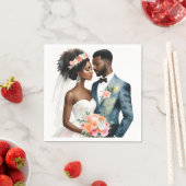 Serviette En Papier Couple afro-américain (En situation)