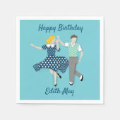 Serviette En Papier Couple de danse (Devant)