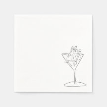 Couple de mariés sur un dessous de verre pour cock