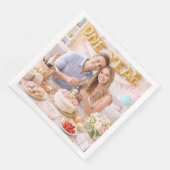 Serviette En Papier Couple’s First Wedding Anniversary Celebration Pho (Coin)