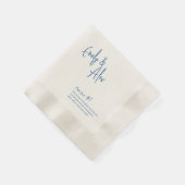 Serviette En Papier Couple Script Fun Fun Facts Mariage Napkins (Coin)