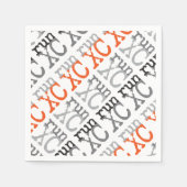 Serviette En Papier Courant cross-country - Orange - Exécution XC (Devant)