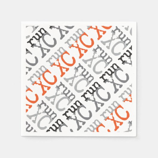 Serviette En Papier Courant cross-country - Orange - Exécution XC (Devant)